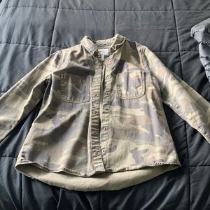Forever 21 Camo Button Up Shirt/Jacket